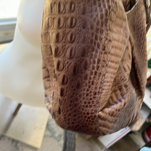 Brahmin croc embossed leather shoulder bag - Picture 10 of 10